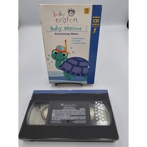 Baby Einstein‎ Baby Neptune Discovering Water VHS NO CD Disney Ages 1 & Up